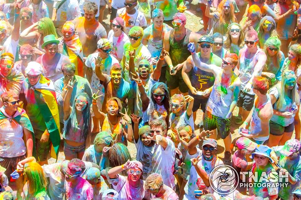 Vibrant, fun-filled Zimbabwe Colour Run, where people mingle have fun and give back to charity. Picture Credit: TNASH, Zim Colour Run