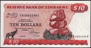 Balancing Rocks featured in Zim currency.